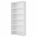 Stella Trading Bücherregal Weiß mit 6 Fächern - Modernes Bürodesign