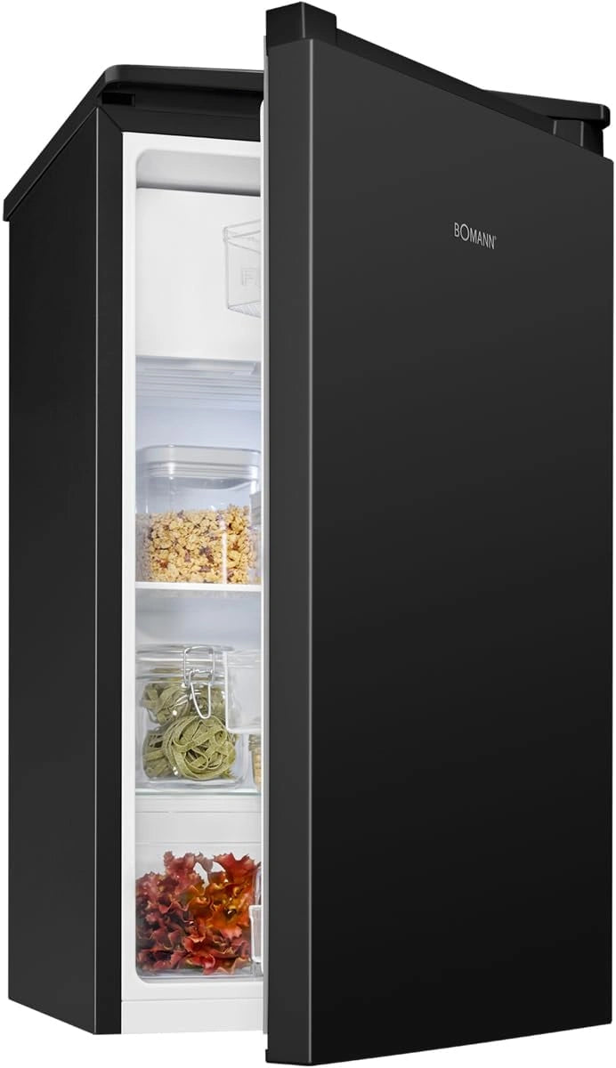 Lod¨®wko-zamra?arka BOMANN KS 7254, 91 l, szuflady, kolor czarny