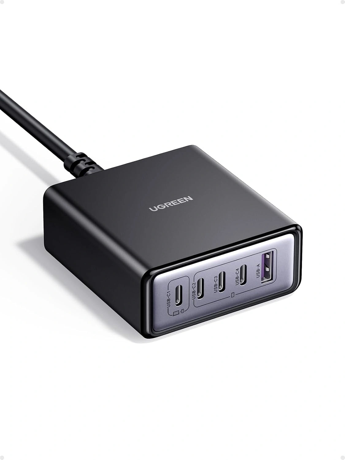 ?adowarka samochodu elektrycznego UGREEN, 65 W, kolor szary