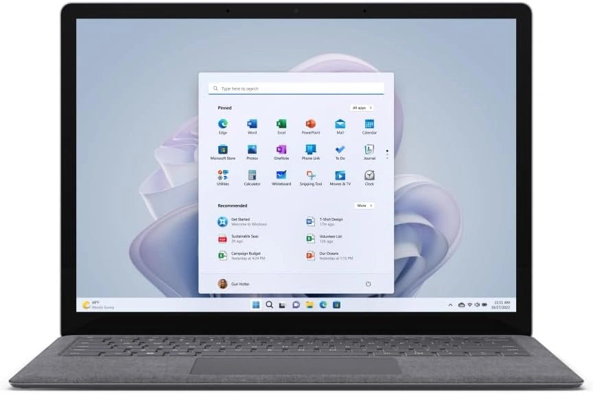 Laptop Microsoft QZI-00005, 8 GB, kolor szary
