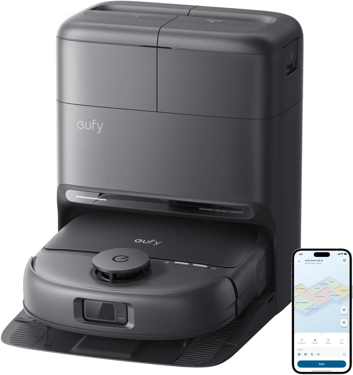 Robot sprz?taj?cy eufy, do czyszczenia pod?¨®g, kolor szary