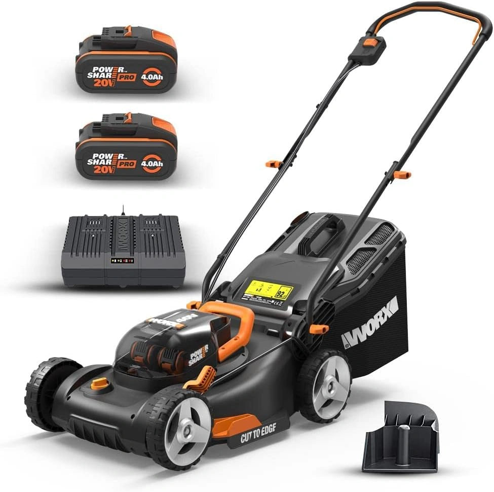 Kosiarka do trawy WORX WG743E, 20 V, do 500 m2, kolor czarny