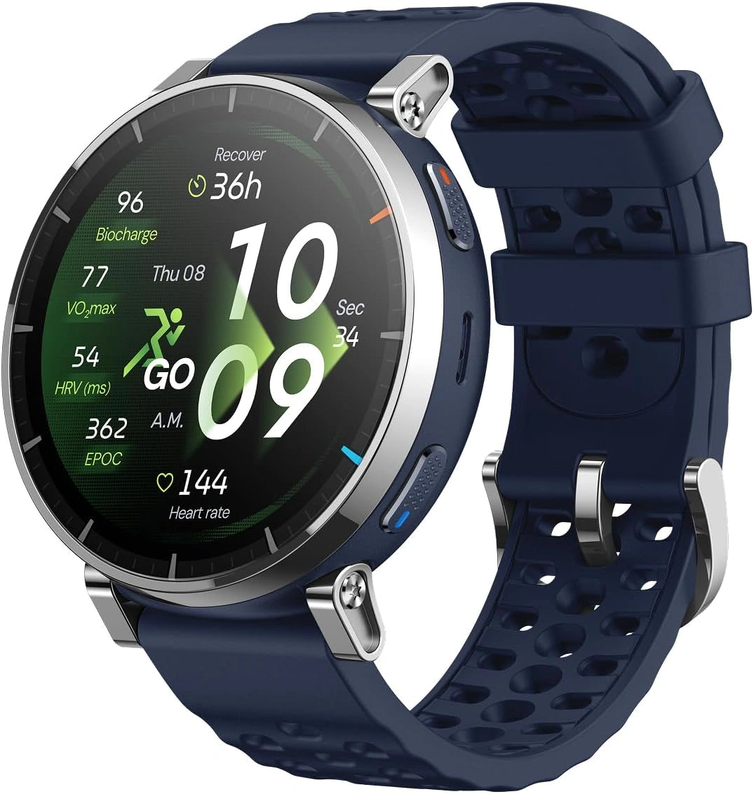 Zegarek inteligentny Amazfit, 4 GB, kolor niebieski i szary