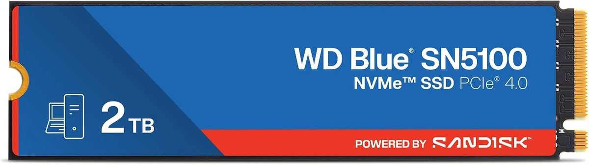 Dysk SSD WD SN5100, 2 TB, kolor niebieski