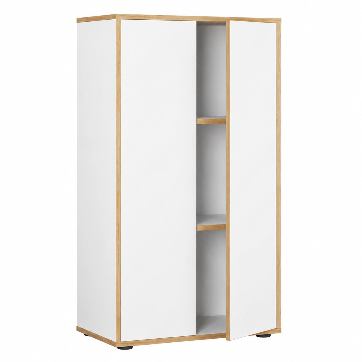 Moderner VCM Aktenschrank Salia mit Drehtüren, 60 cm Breite