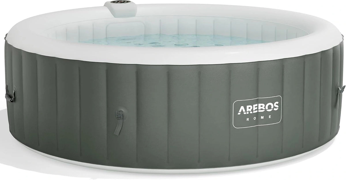Spa ogrodowe Arebos, kolor czarny