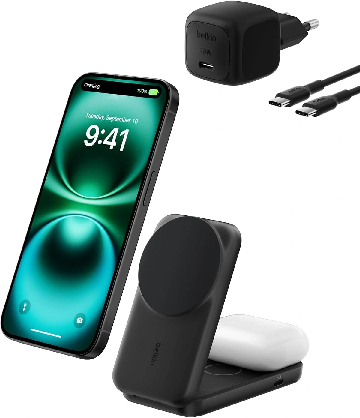 ?adowarka Belkin UltraCharge, 25 W, bezprzewodowy, kolor czarny