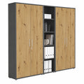 Abschließbarer Aktenschrank im modernen Design mit vielseitigen Optionen