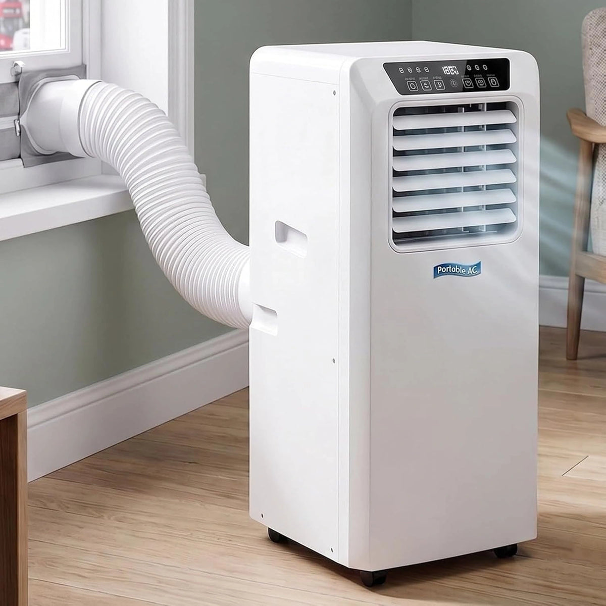 Klimatyzator, 9000 BTU, pilot zdalnego sterowania, kolor szary