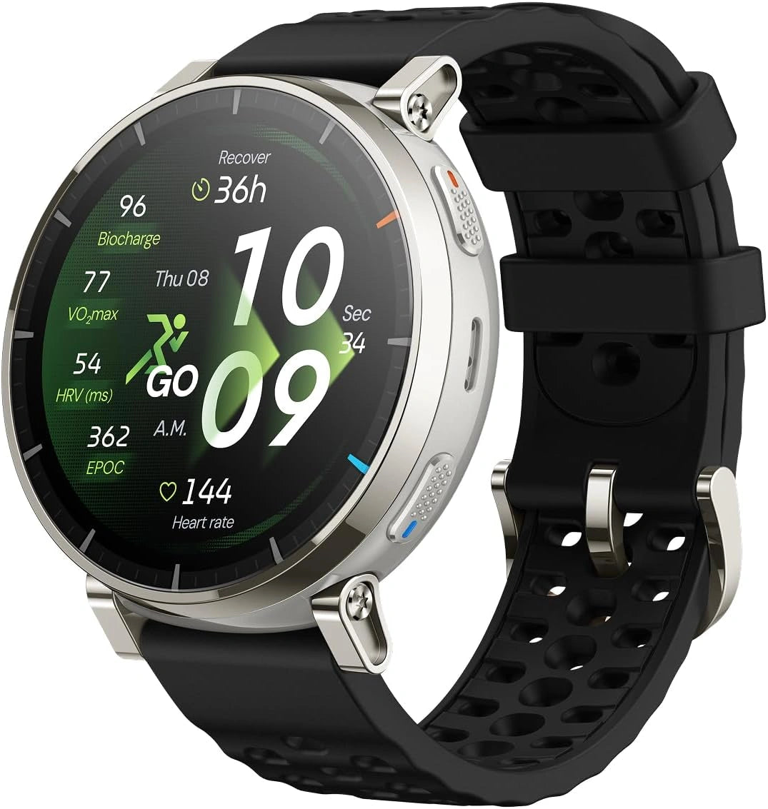 Zegarek inteligentny Amazfit, 4 GB, kolor czarny i szary
