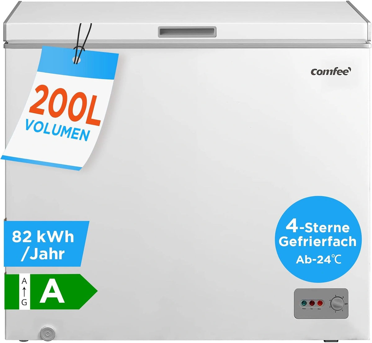Zamra?arka Comfee RCC201WH6, 200 l, kolor bia?y