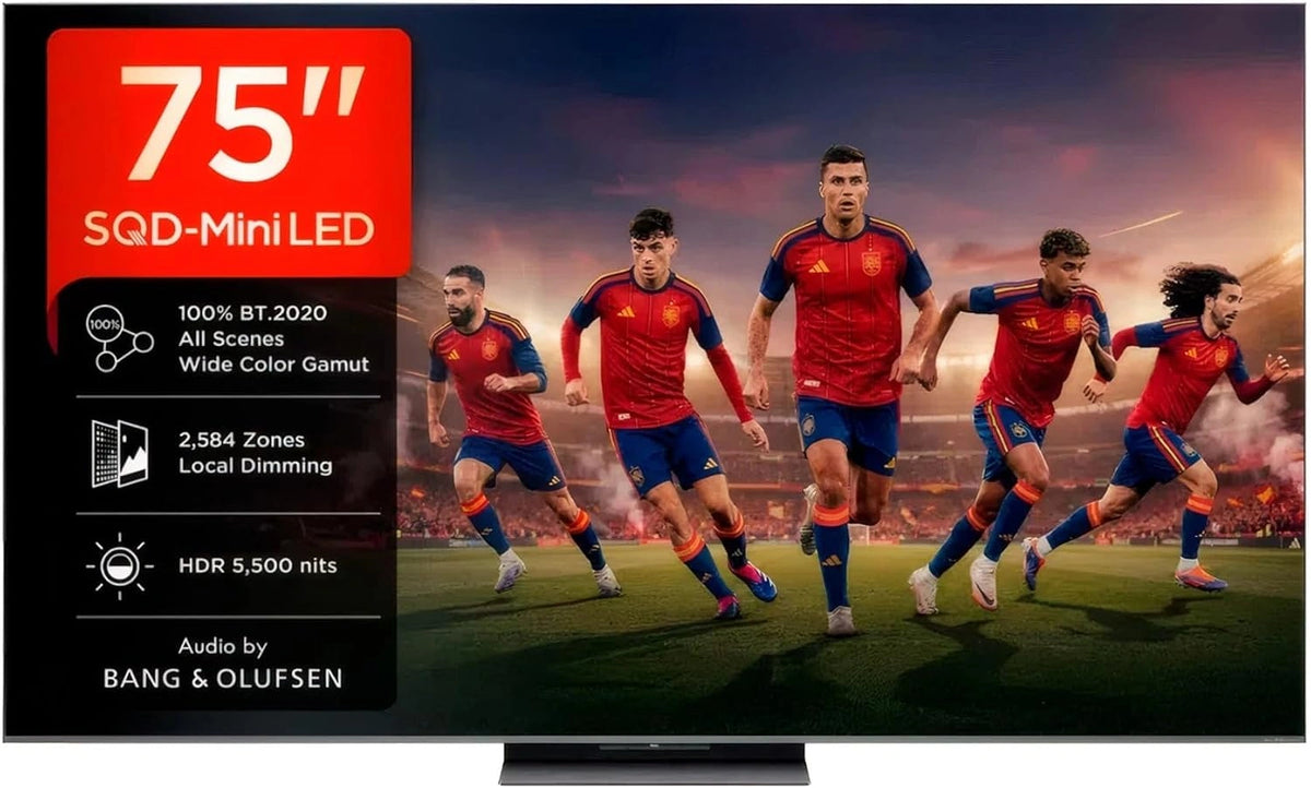 Urz?dzenie u?ytkowe TV SQLED, kolor czerwony i czarny