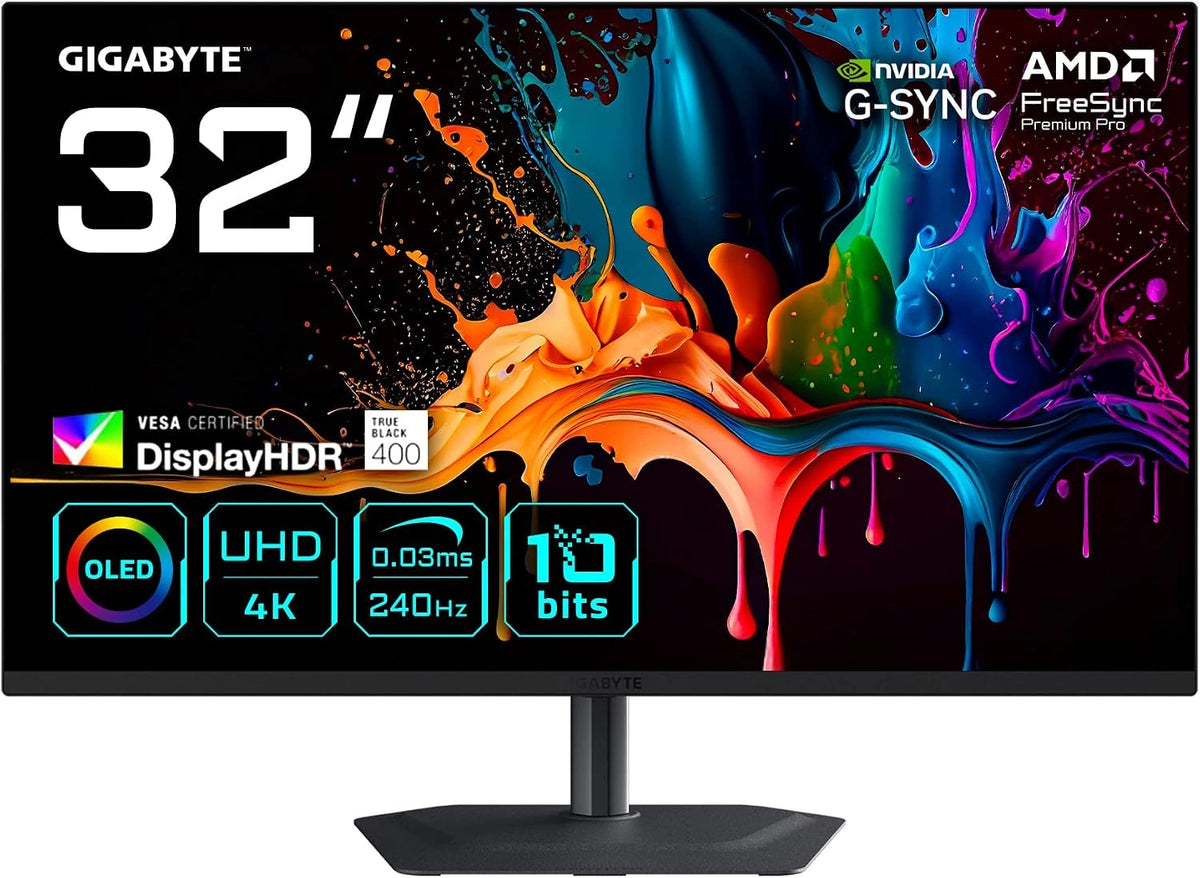 Monitor GIGABYTE MO32U2, kolor czarny