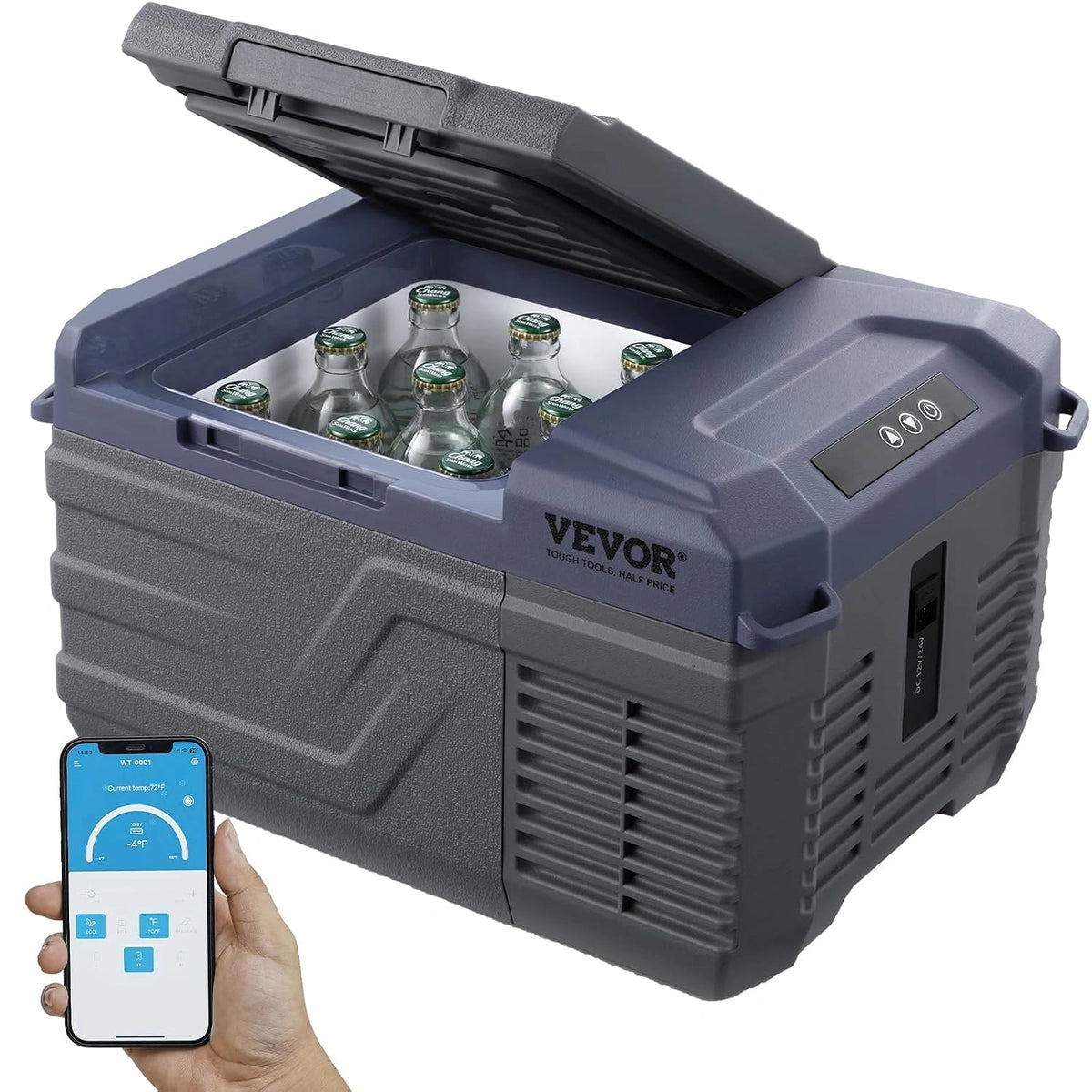 Lod¨®wka VEVOR NL9, 9 l, 12 V, kolor szary