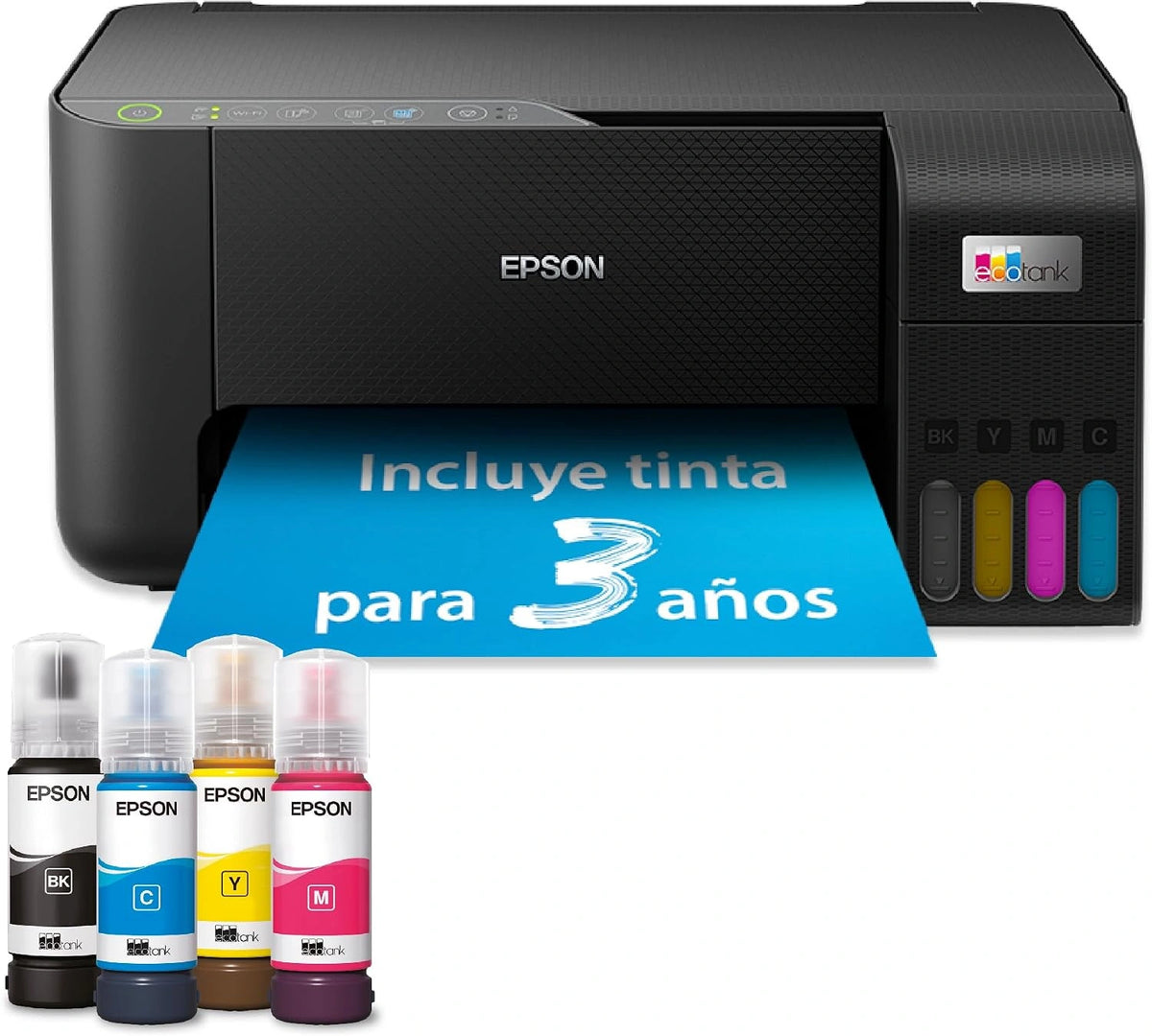 Drukarka Epson EcoTank ET-2862, do drukowania dokument¨®w, kolor czarny i szary