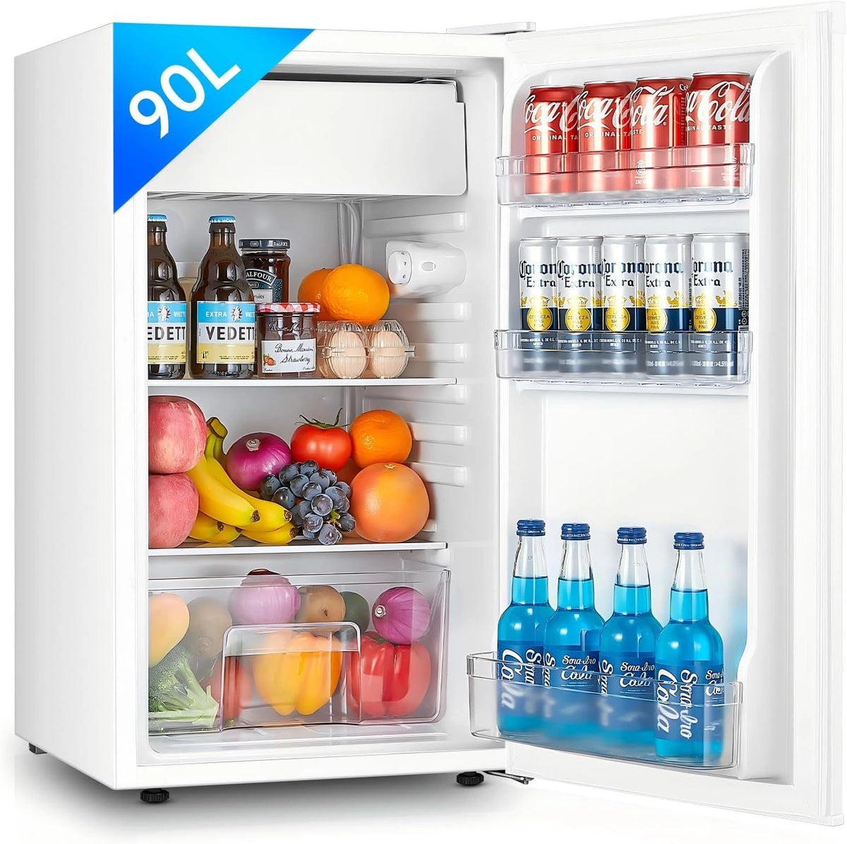 Lod¨®wko-zamra?arka FOHERE, 90 l, regulacja temperatury, kolor bia?y