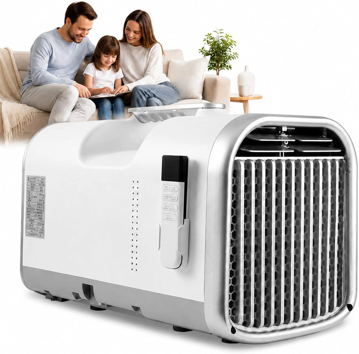 Klimatyzator, 4400 BTU, kolor szary