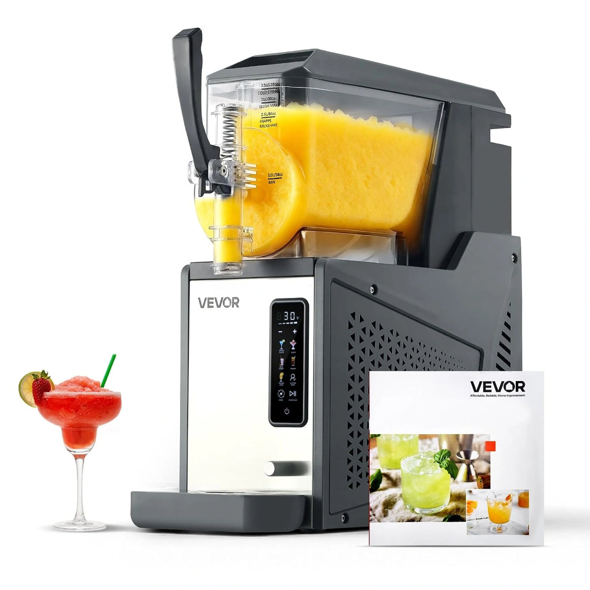 Maszyna do lod¨®w VEVOR, 4 l, kolor szary