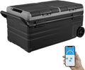 Lod¨®wko-zamra?arka VEVOR, 95 l, 12 V, kolor szary
