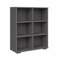 Multifunktionales Regal Grau - 80,2 x 109,5 x 35 cm - Für Büro und Aufbewahrung