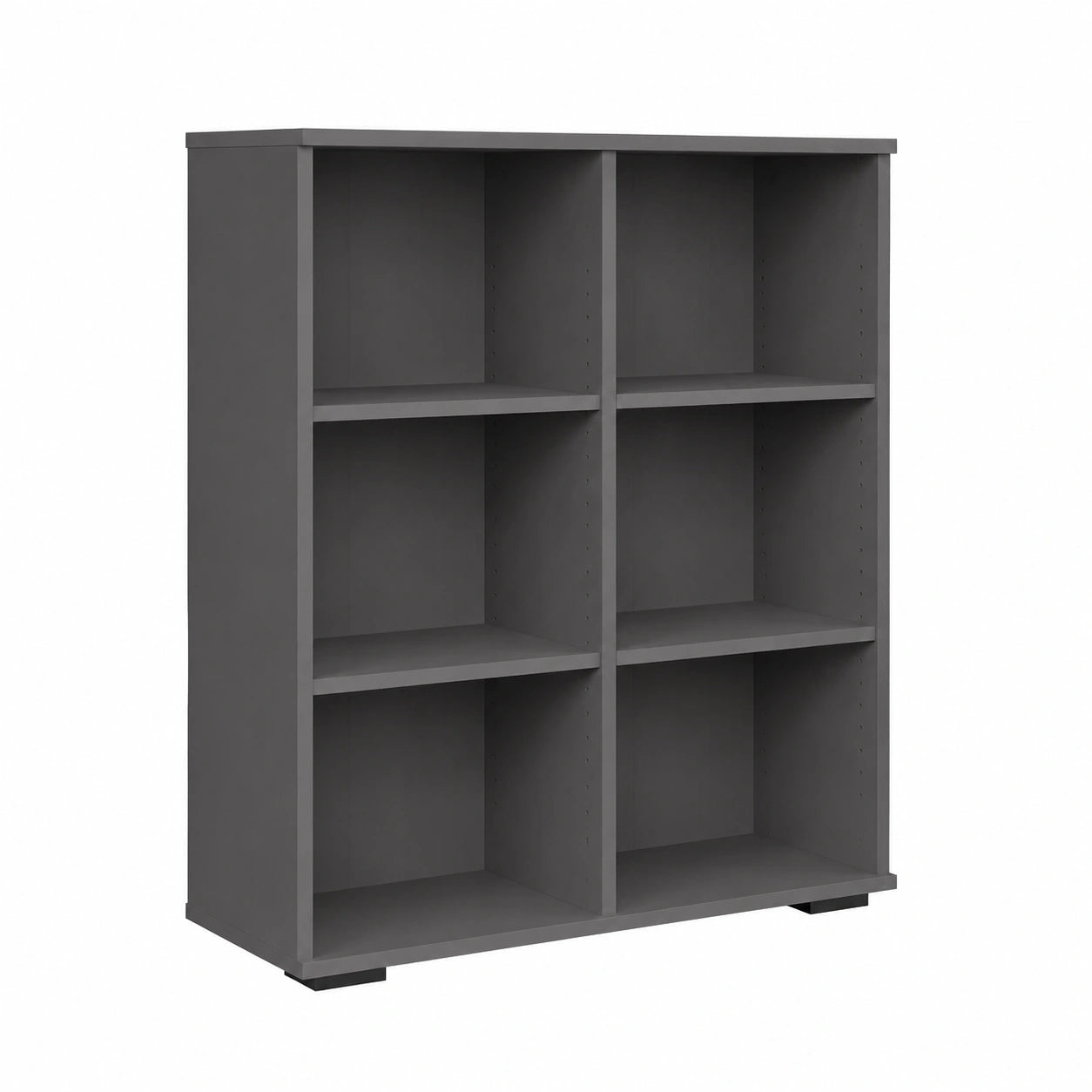 Multifunktionales Regal Grau - 80,2 x 109,5 x 35 cm - Für Büro und Aufbewahrung