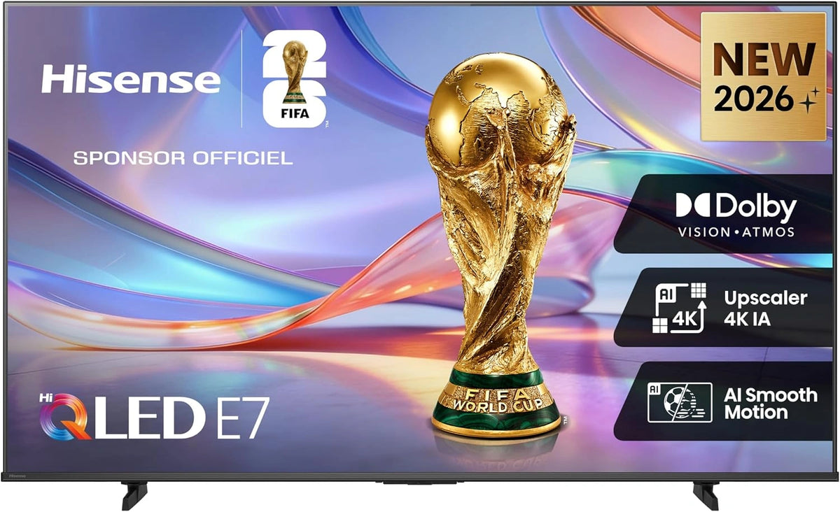 Telewizor Hisense E7DS, 65 cali, kolor niebieski